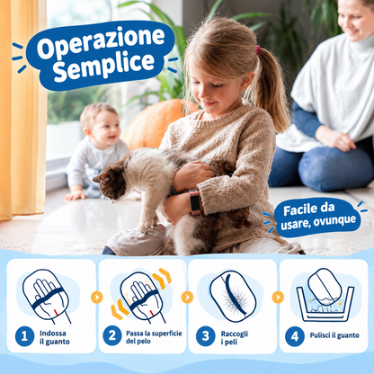 ComfyCat™ Guanto Elettrostatico Raccoglipelo