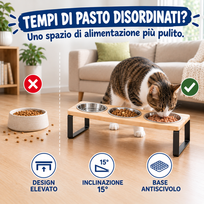ComfyCat™ Ciotola Anti-Rigurgito