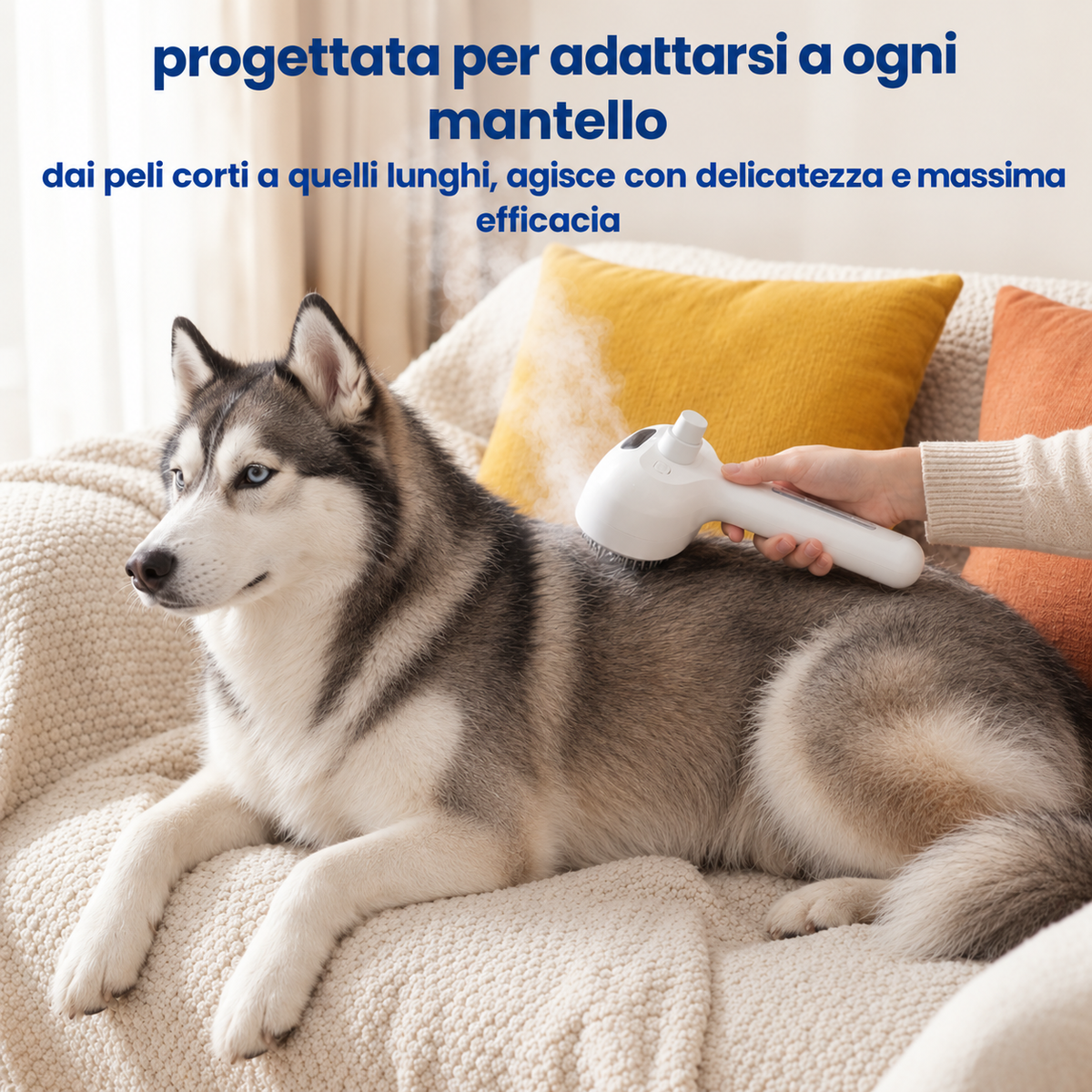 Spazzola: ComfyCat™ Spazzola Spray 4in1 a Vapore